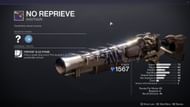 No Reprieve Shotgun (Image via Bungie)